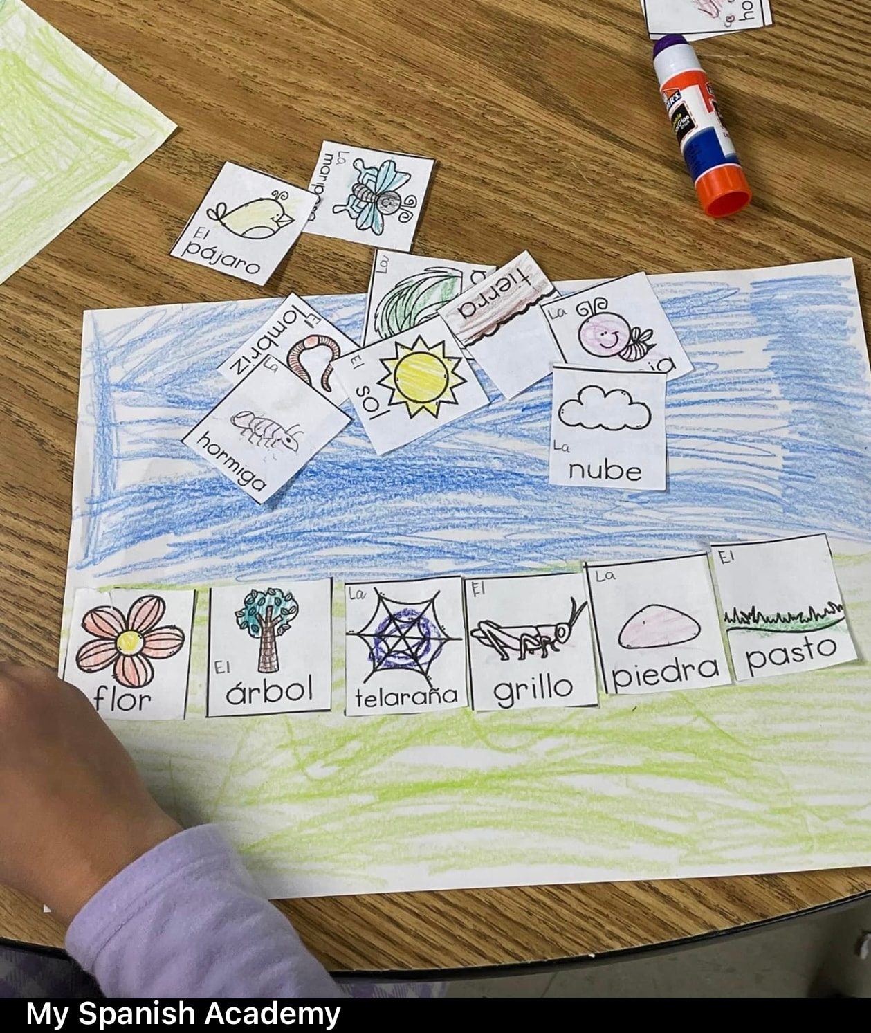 Children and teachers at My Spanish Academy